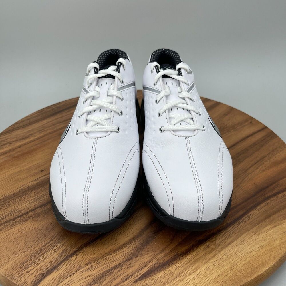 VTG Nike Air Max Rejuvenate Shoes Mens Size 10 White Leather Golf Comfort EUC - Picture 2 of 9